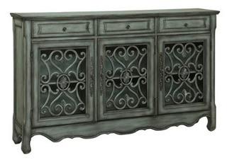 Helvic 3 Drawer 3 Door Accent Cabinet