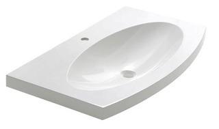 Energia Rectangular Drop-In Bathroom Sink  36.13'' L x 17.5'' W x 2'' H
