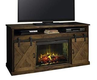 Pullman TV Stand for TVs up to 65" with Electric Fireplace  38.5'' H x 66.06'' W x 17.38'' D