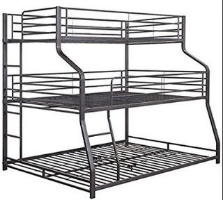 Prather Twin Over Full Over Queen Bunk Bed