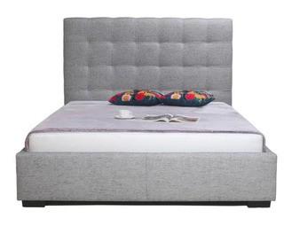 Chianna California King Storage Platform Bed, Light Grey
