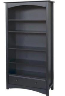 MDB Standard Bookcase, Ebony Black 