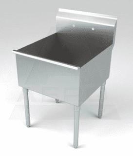 Aero Manufacturing Economy Non NSF Free Standing Service Sink 21x25"