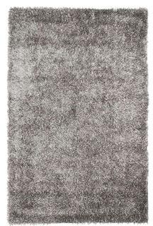 Kater Handmade Shag Grey Area Rug 3x8'