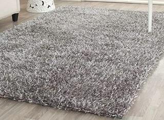 Kater Handmade Shag Grey Area Rug 2'6"x4' Grey