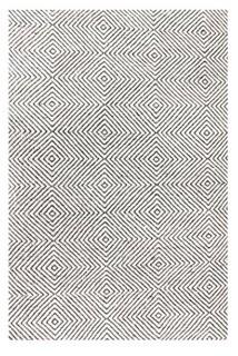 Marcelo Hand-Tufted Wool/Cotton Ivory Area Rug  Ivory 7'6" x 9'6"