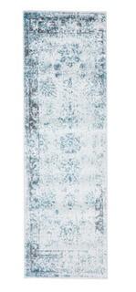 Unique Loom Sofia Casino Light Blue 2' 0 x 6' 7 Runner Rug