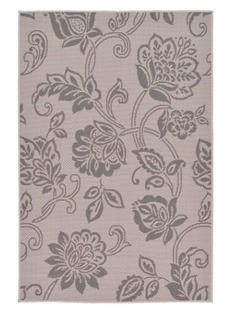 Beaver Creek Grey Indoor/Outdoor Area Rug 3'3"x5'