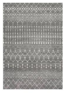 Clair Dark Grey Area Rug, Dark Grey 3x5'
