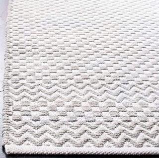 Redbrook Hand-Tufted Cotton Grey Indoor Area Rug, Grey 5x8'