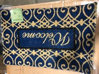 All Seasons Natural Coir Printed Mat "Welcome" 18x28"