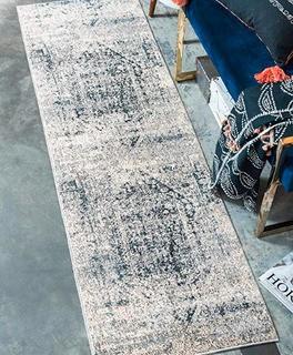 Unique Loom 3136057 Chateau Collection Area Rug, 2' 2 x 6' 7, Gray