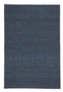 New Fairfield Natural Handwoven Flatweave Blue Area Rug 2x3'
