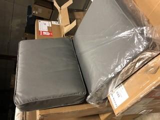 (4) Sunbrella Indoor/Outdoor Lounge Chair Cushion 23x23"  Grey
