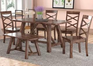 Bailee 6 Piece Dining Set, Some Scratches/Chips