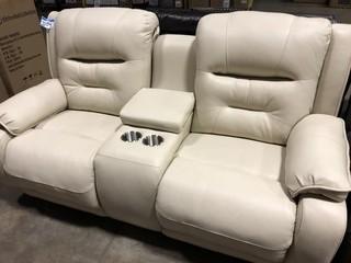 Threatre Loveseat With Cupholders/USB Port