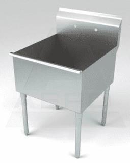 Aero Manufacturing Economy Non NSF Free Standing Service Sink 21x25"