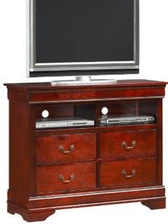 Waltham 4 Drawer Media Chest, Cherry