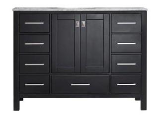 Newtown 48" Single Bathroom Vanity Set, Espresso-As Is