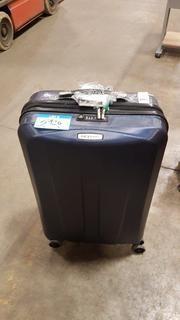 Ricardo Blue Hard Sided Luggage - 24"  - Lock Stuck