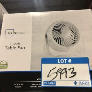 Mainstays 6" Table Fan