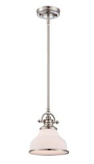 Grant 1 Light 8 inch Brushed Nickel Mini Pendant Ceiling Light