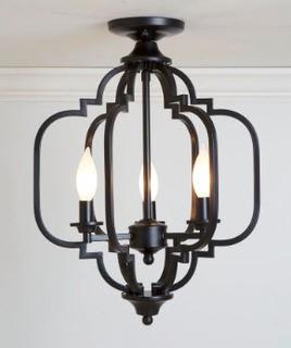 Wingo 3-Light Semi Flush Mount