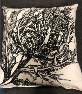 Down Filled Throw Pillow 20x20"-As Is