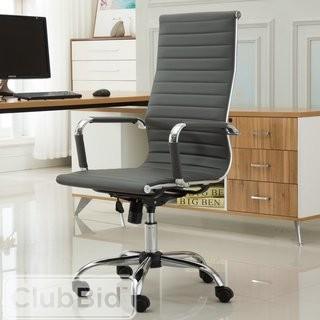 Roundhill Furniture Panoton Contemporary High-Back Office Desk Chair - Black (RDHN1380_20240411)