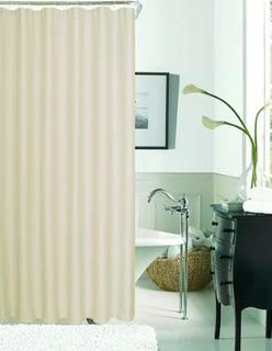 Zella Waffle Single Shower Curtain, Ivory