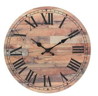 Donna Old Fashioned Wood 14" Wall Clock