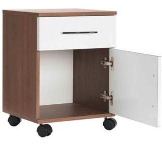 2 Drawer Night Stand With Wheels 