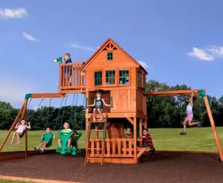 Skyfort II All Cedar Swing Set