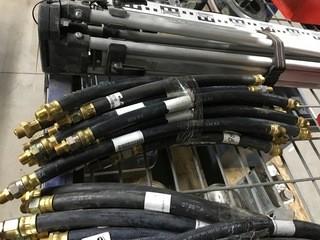 Lot of Approx (20) Hydraulic Hoses.