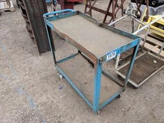 3' Rolling Material Cart.