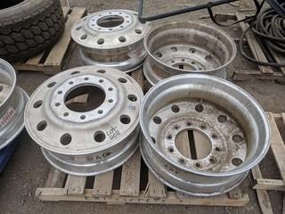 Lot of Assorted Highway Truck Rims.