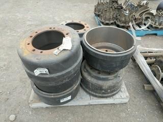 Lot of Assorted Highway Truck Brake Drums.