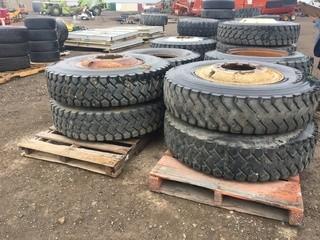 Lot of (4) Bridgestone 12.00R24 X DL Tires.