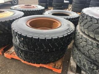 Lot of (4) Bridgestone 12.00R24 X DL Tires.