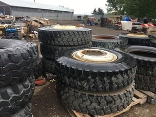 Lot of (5) Bridgestone 12.00R24 X DL Tires.