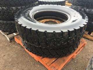 Lot of (2) Bridgestone 12.00R24 X DL Tires.