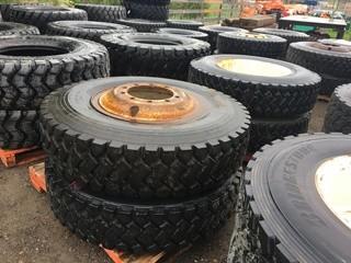 Lot of (4) Michelin 12.00R24 X DL Tires.
