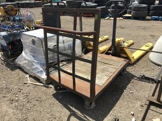 32"x48" Rolling Material Cart.