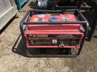 P3 Power GS3000W, 3000W Gas Generator.