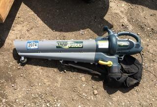 Yardworks Electric Leaf Blower.