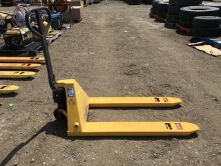 5,500 LB Manual Pallet Jack.