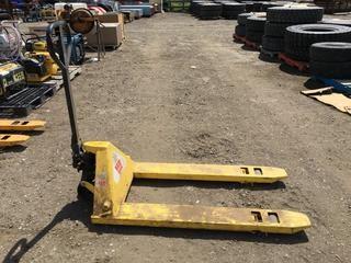 Manual Pallet Jack.