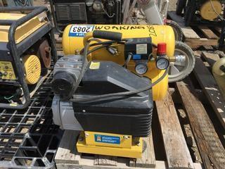 Powerfist 2 HP 4.6 Gal Twin Cyl Air Compressor.