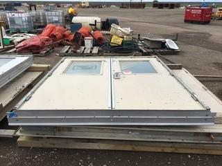 Lot of (2) Commercial Doors Assorted Sizes