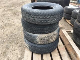 Lot of (4) Mission Radial Truck Tires ST235/80R16